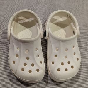 Kids White Crocs